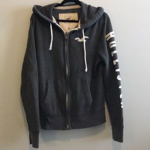 Hollister Hoodie Zip Up Sweater